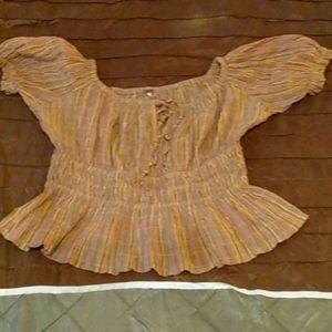 Free people boho blouse.